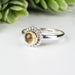Citrine Ring 5mm Size 6 - InnerVision Crystals