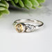 Citrine Ring 5mm Size 6 - InnerVision Crystals