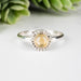 Citrine Ring 5mm Size 6.5 - InnerVision Crystals