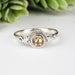 Citrine Ring 5mm Size 7 - InnerVision Crystals