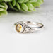 Citrine Ring 5mm Size 7 - InnerVision Crystals