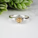 Citrine Ring 5mm Size 7.5 - InnerVision Crystals