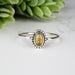 Citrine Ring 6x4mm Size 7.5 - InnerVision Crystals