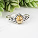 Citrine Ring 7x5mm Size 9 - InnerVision Crystals