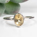 Citrine Ring 7x5mm Size 9 .925 Silver - InnerVision Crystals