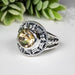 Citrine Ring 8mm Size 6 - InnerVision Crystals