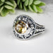 Citrine Ring 8mm Size 8 - InnerVision Crystals