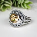 Citrine Ring 8mm Size 8 - InnerVision Crystals
