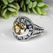 Citrine Ring 8mm Size 8 - InnerVision Crystals