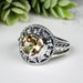 Citrine Ring 8mm Size 9 - InnerVision Crystals