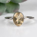 Citrine Ring 9x7mm Size 9 .925 Silver - InnerVision Crystals