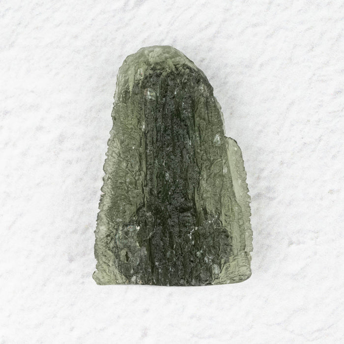 Cobra Moldavite Carving 38.55 ct 36x23x8mm - InnerVision Crystals