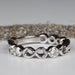 Diamond Infinity Band 5 Stone Ring 1/2 ctw - InnerVision Crystals