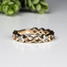 Diamond Infinity Band 5 Stone Ring 1/2 ctw - InnerVision Crystals