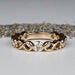 Diamond Infinity Band 5 Stone Ring 1/2 ctw - InnerVision Crystals