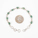 Emerald Bracelet 7x6mm 7" .925 Silver - InnerVision Crystals