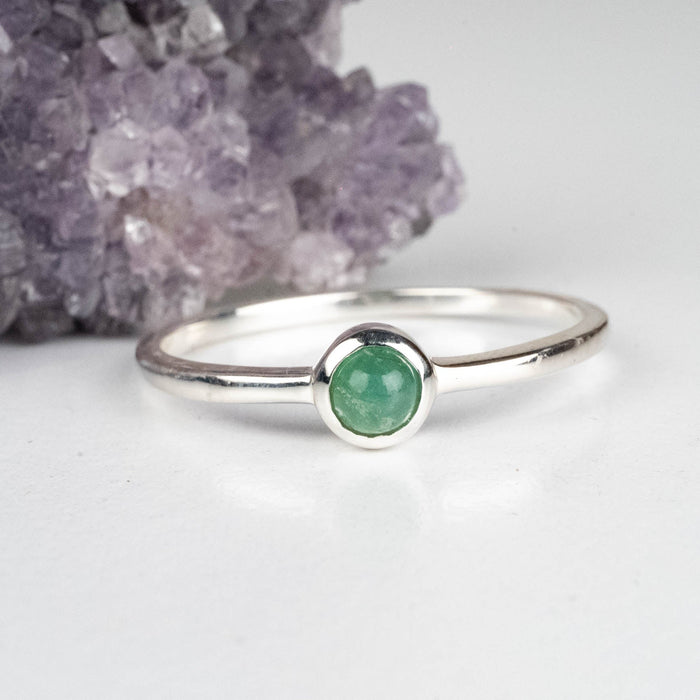Emerald Ring 3.5mm Size 11 - InnerVision Crystals