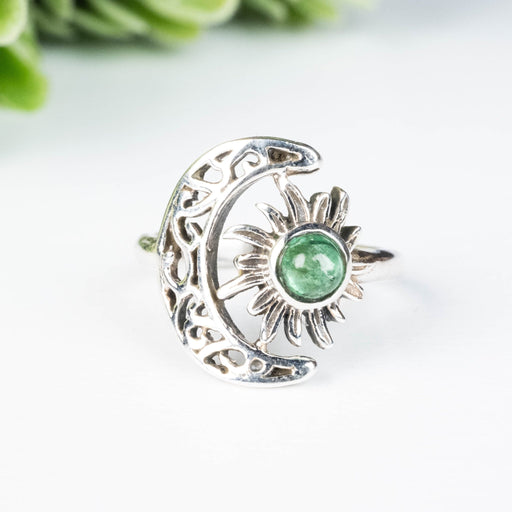 Emerald Ring 4.5mm Size 4 - InnerVision Crystals