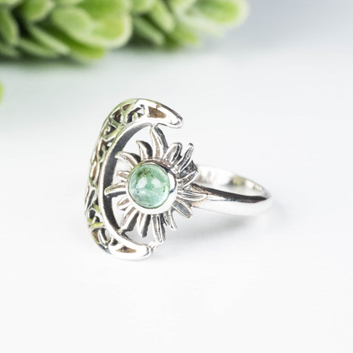 Emerald Ring 4.5mm Size 6 - InnerVision Crystals