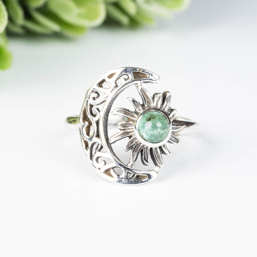 Emerald Ring 4.5mm Size 6 - InnerVision Crystals