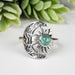 Emerald Ring 4mm Size 4 - InnerVision Crystals