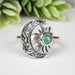 Emerald Ring 4mm Size 5 - InnerVision Crystals