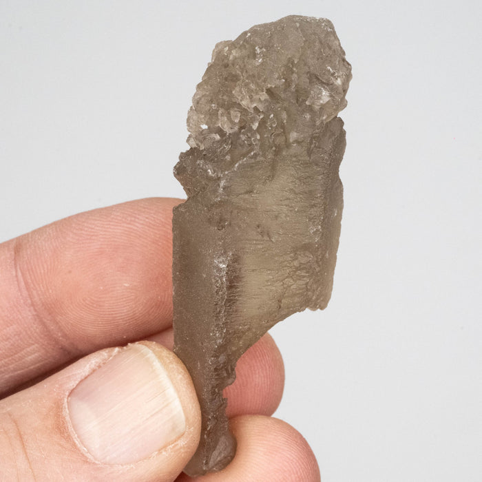 Etched Smoky Citrine 28 g 60x22mm - InnerVision Crystals