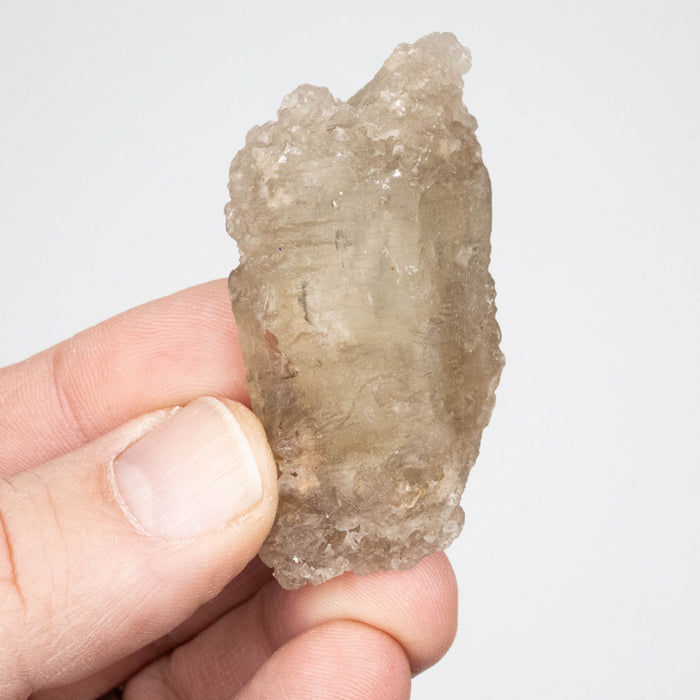 Etched Smoky Citrine 34 g 57x28mm - InnerVision Crystals
