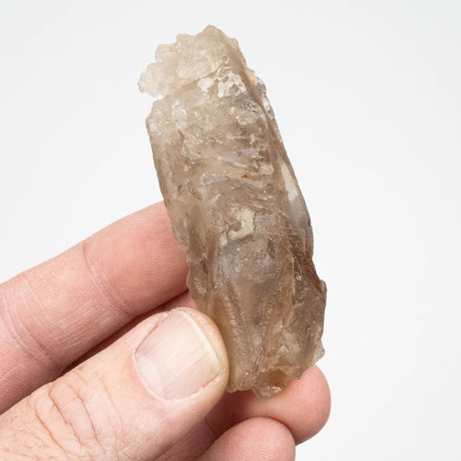 Etched Smoky Citrine 46 g 70x25mm - InnerVision Crystals