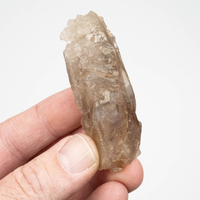 Etched Smoky Citrine 46 g 70x25mm - InnerVision Crystals