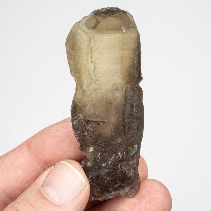 Etched Smoky Citrine 55 g 70x25mm - InnerVision Crystals