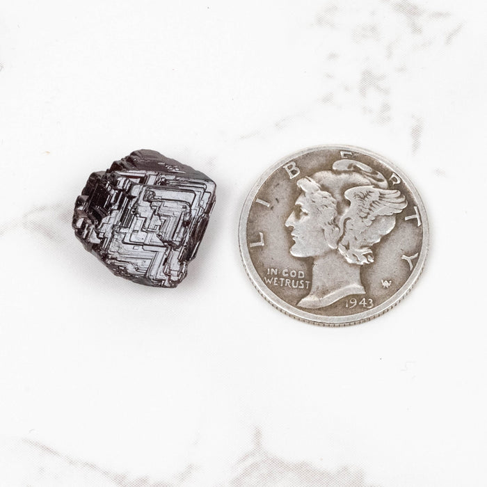 Etched Spessartine Garnet 2.47 g 12x12mm - InnerVision Crystals