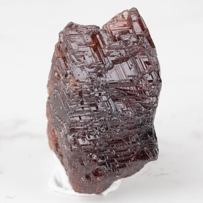 Etched Spessartine Garnet 2.59 g 17x12mm - InnerVision Crystals