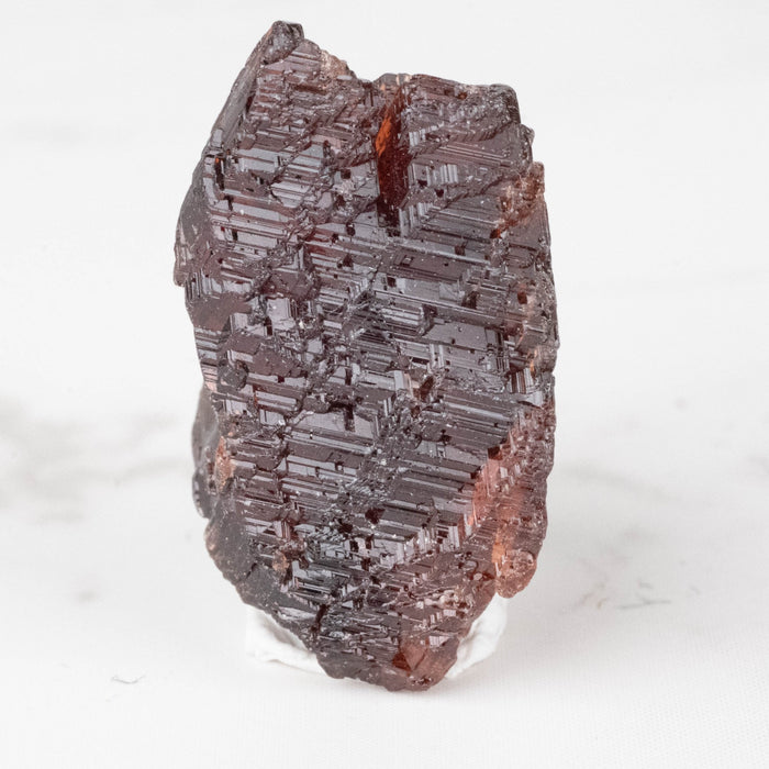 Etched Spessartine Garnet 2.59 g 17x12mm - InnerVision Crystals