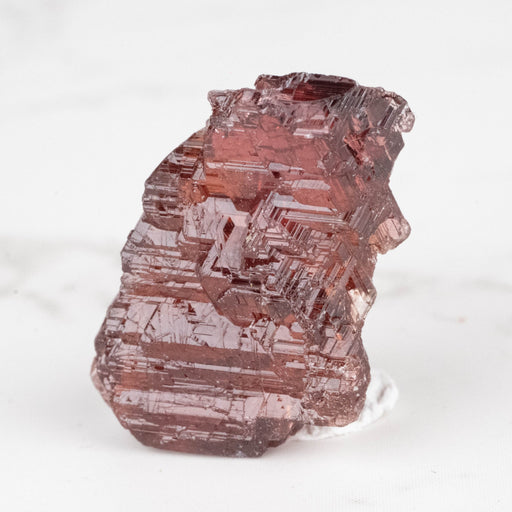 Etched Spessartine Garnet 2.60 g 18x12mm - InnerVision Crystals