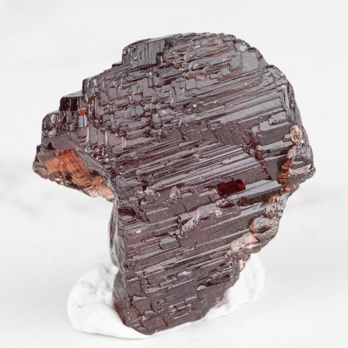 Etched Spessartine Garnet 2.65 g 17x14mm - InnerVision Crystals