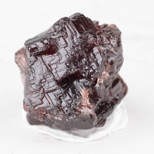 Etched Spessartine Garnet 3.44 g 12x11mm - InnerVision Crystals