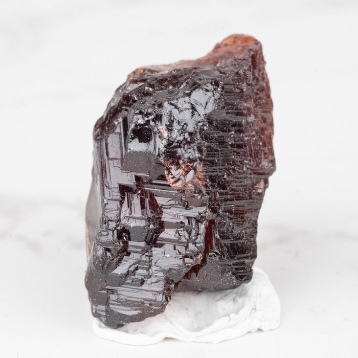 Etched Spessartine Garnet 3.83 g 19x12mm - InnerVision Crystals