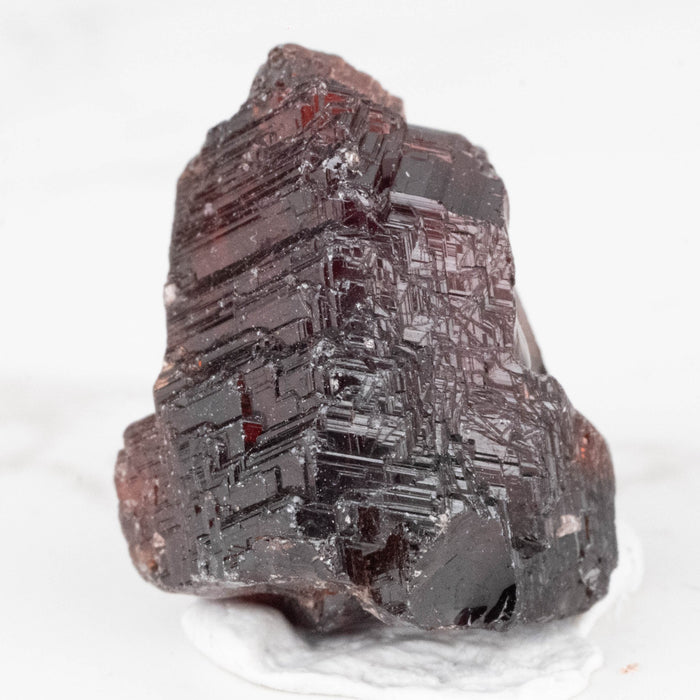 Etched Spessartine Garnet 4.17 g 16x14mm - InnerVision Crystals