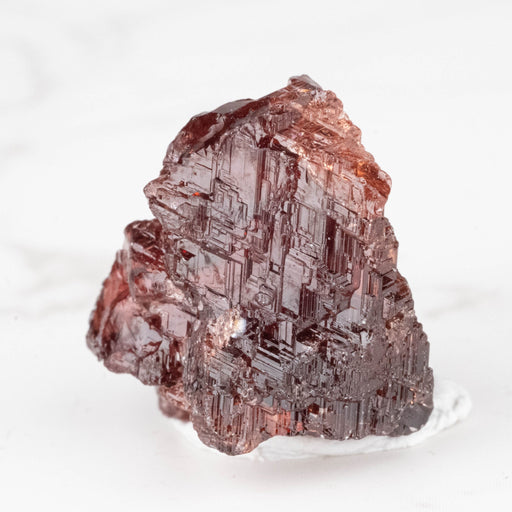 Etched Spessartine Garnet 4.64 g 16x16mm - InnerVision Crystals