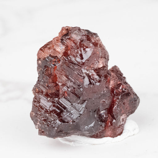 Etched Spessartine Garnet 4.64 g 16x16mm - InnerVision Crystals