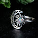 Ethiopian Opal Ring 4.5mm Size 11 - InnerVision Crystals