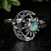 Ethiopian Opal Ring 4mm Size 11 - InnerVision Crystals