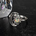 Ethiopian Opal Ring 4mm Size 8 - InnerVision Crystals