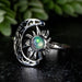 Ethiopian Opal Ring 4mm Size 9 - InnerVision Crystals