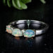 Ethiopian Opal Ring 5x3mm Size 10 - InnerVision Crystals