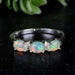 Ethiopian Opal Ring 5x3mm Size 10 - InnerVision Crystals
