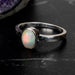 Ethiopian Opal Ring 6x4mm Size 6 - InnerVision Crystals
