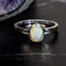 Ethiopian Opal Ring 6x4mm Size 6 - InnerVision Crystals