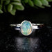 Ethiopian Opal Ring 7x5mm Size 5 - InnerVision Crystals